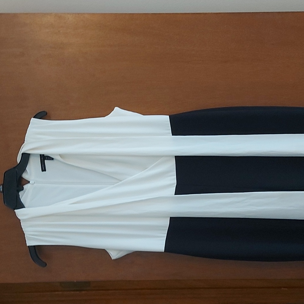 Jumpsuit women white and black white house black market